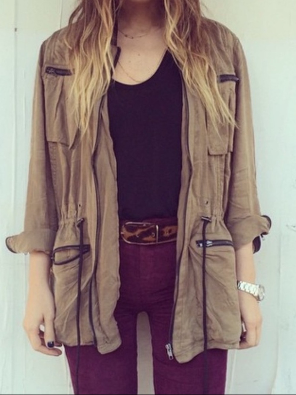 BlankNYC Army Utility Jacket